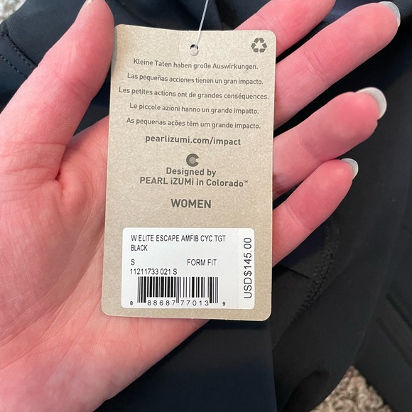 Pearl Izumi Elite Escape Amfib tights with chamois. Women’s small. NWT. - Picture 7 of 7